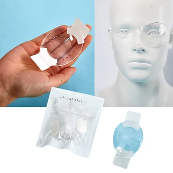  1 / 2 шт. Самоклеящаяся прозрачная пластиковая защита глаз после лазерной хирургии Эффективная защита глаз