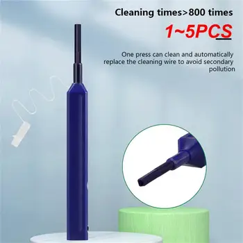 1 ~ 5 шт. 2,5 мм Ручка для чистки оптоволокна LC / 1,25 мм Очистка в один клик Инструменты для очистки волокна Очиститель оптоволоконных разъемов