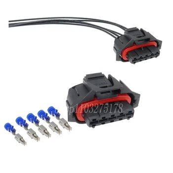 1 комплект 5-контактный разъем для сопла AMP Автомобильный электрический кабель жгут проводов разъем для VW BMW Audi