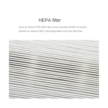 1 пара фильтров с активированным углем для очистителя HP04 HP05 TP04 TP05 DP04 HEPA Замена сетки фильтра из угольной ткани-A