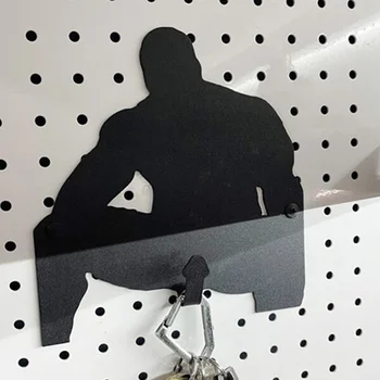 1 шт. Железный крючок для хранения Шикарный крючок в форме человека Крючок для висящей одежды