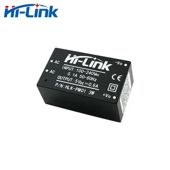 1 шт./лот Адаптер питания переменного тока производства Hi-Link PM01 3 Вт 5 В 600 мА выход 5 В Модуль питания