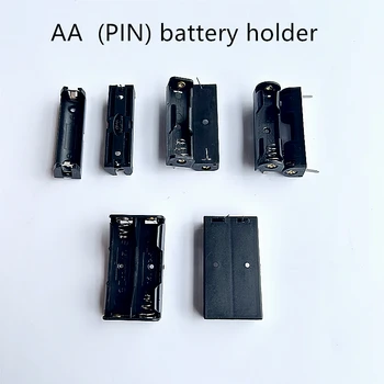10-20 шт. Батарейный ящик AA Держатель батареи AA со штифтами PCB Держатель батареи штырькового типа можно припаять подходит для батареи AA 1/2 слота