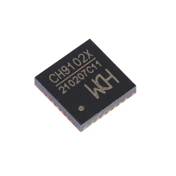 10 шт. Оригинальный аутентичный чип CH9102X QFN-28 USB для последовательного порта