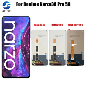 100% тест для Oppo Realme Narzo 30 4G / 5G LCD RMX2156 RMX3242 ЖК-дисплей Сенсорная панель Дигитайзер для Realme Narzo30 Pro 5G RMX2117