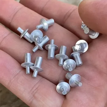 100 штук Алюминиевые сердечники с круглой головкой Заклепки Прочные коррозионно-стойкие заклепки для инструментов