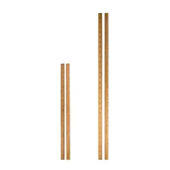 12-дюймовая, 24-дюймовая деревянная линейка Деревянная измерительная линейка, дюймы Сантиметровая метрическая измерительная линейка Школьные принадлежности Дропшиппинг
