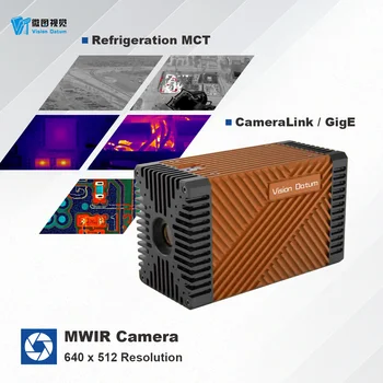 1500 до 5200 нм Инфракрасная камера с охлаждением MWIR спектра и гиперспектральными изображениями в среднем инфракрасном диапазоне