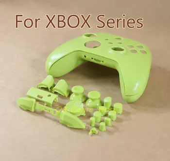 1set Красочная оболочка крышки для Xbox Series X S Однотонный корпус Чехол с наборами кнопок для игрового контроллера Xbox S X