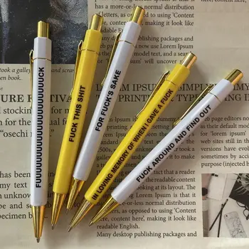 1set Мотивационный крутой набор ручек для письма Прекрасные подписные ручки Школьные офисные поставщики Детские подарки Школьный офисИнструмент
