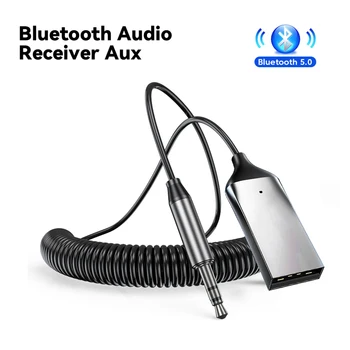 2 In1 Bluetooth 5.0 Передатчик Беспроводной Bluetooth Приемник Авто AUX 3,5 мм Bluetooth Адаптер Аудиокабель для наушников