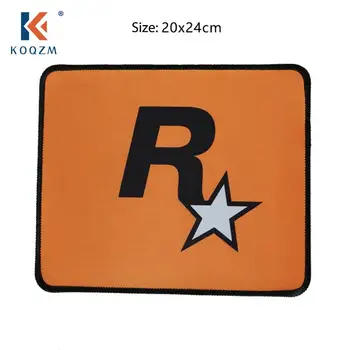 20 * 24 см GTA R Star Утолщенный коврик для мыши Игровая клавиатура Коврик для мыши для ноутбука Ноутбук Gamer Pad Противоскользящие резиновые настольные коврики