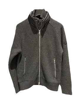 2023 Зимняя новая одежда для гольфа Мужской пуховый толстый и теплый вязаный свитер с капюшоном