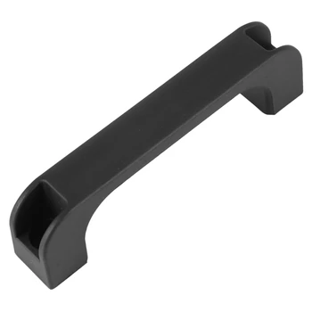 20X Дверной шкаф Черный пластиковый прямоугольный ручка 5,2 дюйма