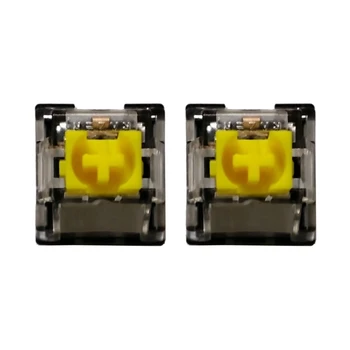 2Pieces Переключатели RGB Желтый для клавиатуры Razer Blackwidow
