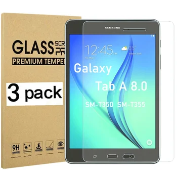 ( 3 упаковки ) Закаленное стекло для Samsung Galaxy Tab A 8.0 2015 SM-T350 SM-T355 T350 T355 Защитная пленка для экрана планшета