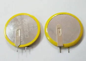 5 шт./лот CR3032 SMD контакт для пайки аккумулятора шаг вывода батареи 6 мм открыт 4 мм паяльный контакт батарея CR3032