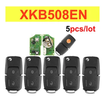 5 шт./лот Xhose XKB508EN проводной дистанционный ключ для VW B5 Style 2 кнопки Работа с MINI Key Tool/VVDI2 Английская версия
