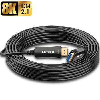 50M/70M Оптическое волокно 8K 60 Гц HDMI 2.1 Кабель 48 Гбит/с 4K 120 Гц 144 Гц eARC HDR HDCP 2.2 2.3 HDTV PS5 Blu-ray Xbox PC TV