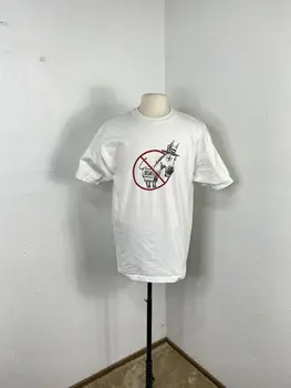 90-е годы Винтажная футболка с графикой, сделанная в США размер XL