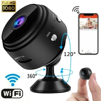 A9 Mini WiFi Камера HD 1080p Удаленный беспроводной диктофон Видеокамера Видеокамера Домашняя безопасность Камеры наблюдения