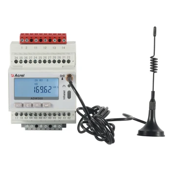 Acrel ADW300-LW868 EU868 Частотный 3-фазный счетчик энергии LoRaWan для энергопотребления