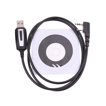 Baofeng USB-кабель программирования с компакт-диском с драйвером для Baofeng UV-5R UV5R 888S Двустороннее радио Двойное радио Рация