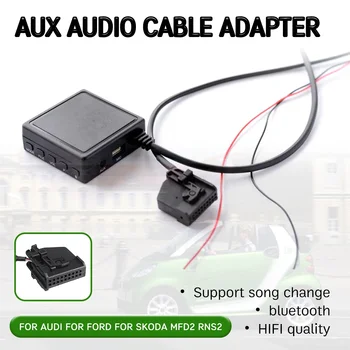Bluetooth Aux Кабель Приемника для Volkswagen для Audi RNS2 MFD2 CD Host с USB, микрофон Адаптер Hands-free Aux