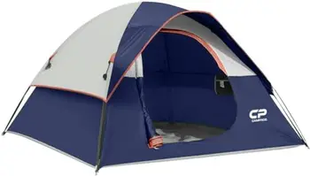 CAMPROS CP 3-местная палатка - купольные палатки для кемпинга, водонепроницаемая ветрозащитная палатка для рюкзака, легко устанавливаемые небольшие легкие палатки, f