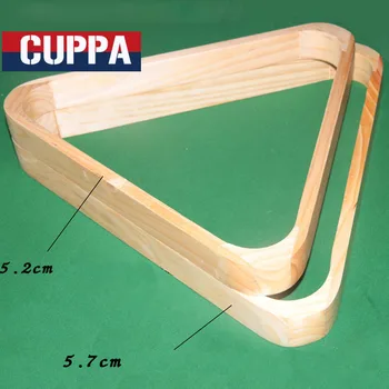 Cuppa Деревянная треугольная стойка для бильярда 52 мм / 57 мм 8-шаровый треугольник Аксессуары для бильярда Китай 2016
