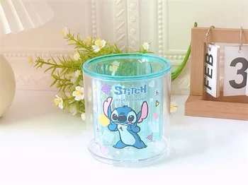 Disney Stitch Винни Аниме Косметические Чехлы Мультфильм Повседневное Хранение Ручка Коробка Домашний Подарок