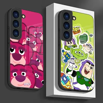 Disney Toy Story Чехол для телефона Стеклянная оболочка для Samsung S23 S21 S22 S30 S20 S9 S10E Note 20 10 Ultra Pro Plus Coque