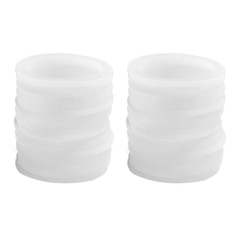 EAS-Силиконовые уплотнительные кольца Прокладка для герметичных крышек банок Мейсона (48 упаковок, обычное горлышко)