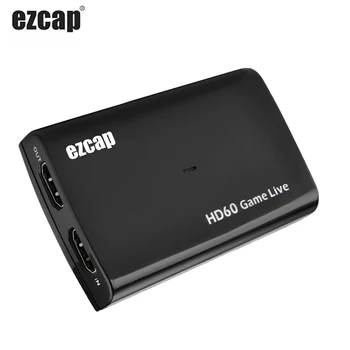 Ezcap 266 Full HD 1080P 60FPS Аудио Видео Захват Карта Запись Игры Коробка Живое Steraming Устройство Микрофон В Петле Для PS4 Xbox Камера