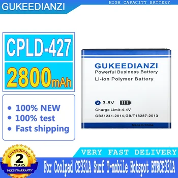 GUKEEDIANZI Батарея CPLD-427 CPLD427 для Coolpad CP331A Surf T-mobile Hotspot BTRCP331A мобильный телефон Аккумулятор большой мощности, 2800 мАч