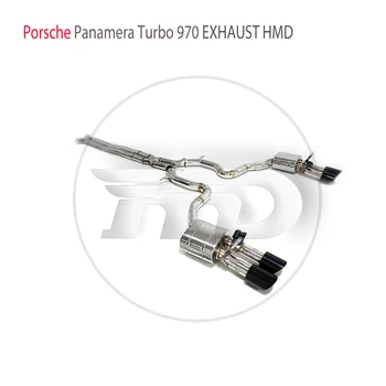 HMD Производительность выхлопной системы из нержавеющей стали Catback для Porsche Panamera Turbo 970 4.8T Автомобильный электронный глушитель клапана