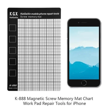 K-888 Магнитный коврик для винтов Карта памяти Рабочий блок Инструменты для ремонта мобильных телефонов 145 x 90 мм Размер ладони