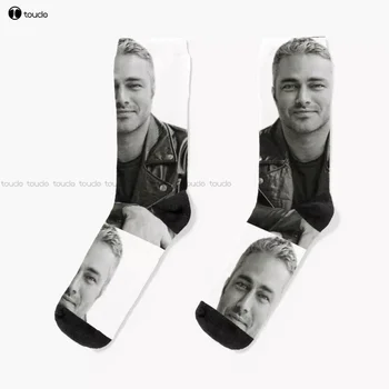 Kelly Severide - Чикагские огненные носки Персонализированные пользовательские носки унисекс для взрослых подростков и молодежи 360 ° Цифровая печать на заказ Подарочная уличная одежда