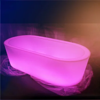 LED Светящаяся ванна Отель Holiday Villa Персонализированный дом Усовершенствованная цветная ванна Наборы мебели для ванной комнаты