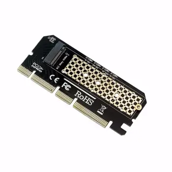 M.2 NVMe SSD на PCIE 3.0 X16 Адаптер интерфейса M Key Поддержка карт PCI Express 3.0 x4 2230-2280 Размер m.2 ПОЛНОСКОРОСТНОЙ