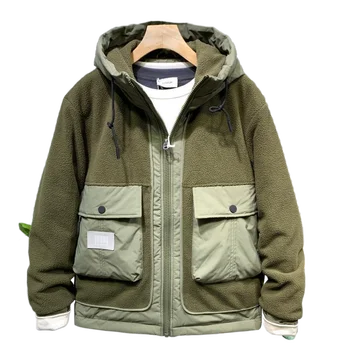 M65 Военный тактический камуфляж Согреватель Армейский страйкбол с несколькими карманами Флис Карго толстая куртка-бомбер бесшумная охота пальто одежда
