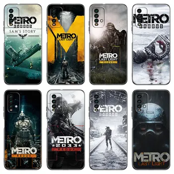Metro 2033 Чехол для телефона Xiaomi Redmi 7A 8A 9A 10A 9C 10C 9i 10X K20 Note 5 6 Pro 9T A2 A3 6X 8 10 Lite Mix3 Мягкая черная обложка