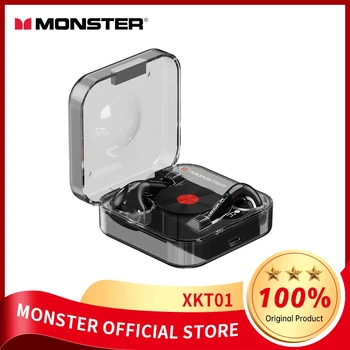 Monster XKT01 Беспроводная гарнитура Bluetooth V5.2 300 мАч Стерео Наушники-вкладыши TWS HiFi Музыкальные наушники Игровые наушники с микрофоном