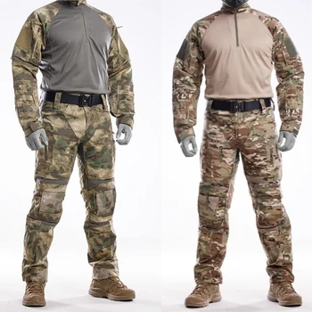 Multicam Тактические костюмы Российская военная боевая форма G3 Камуфляжный комплект На открытом воздухе Снаряжение для страйкбола Охота Рабочая одежда Армейская одежда
