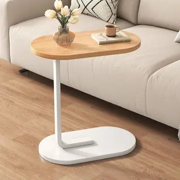 Nordic C-образный приставной столик Современный минималистичный дизайнерский маленький журнальный столик Угловой столик Съемный диванный приставной столик