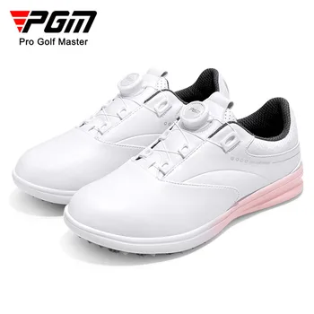 PGM XZ301 Женская обувь для гольфа Водонепроницаемая противоскользящая женская легкая дышащая обувь Женские спортивные кроссовки с ручкой и ремешком