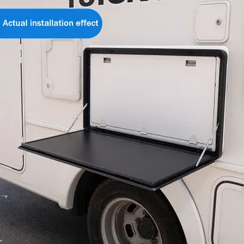 RV Складной настенный стол Алюминиевый внешний стол для каравана Столы для автофургонов Настенный стол для пикника Camper Van