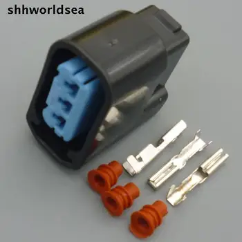 shhworldsea 30set 3P 6189-0728 автомобильный разъем для вилки катушки зажигания Honda, автомобильная розетка 2,0 мм