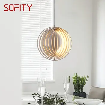 SOFITY Nordic Подвесной светильник Светодиодный креативный фонарь Люстра Декоративная для домашней столовой Бар Лестница