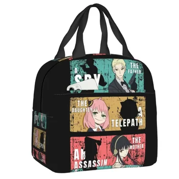 Spy X Family Loid Forger Anya Manga Аниме Термоизолированная сумка Обед Тоут для работы Школа Путешествия Многофункциональная коробка для еды
